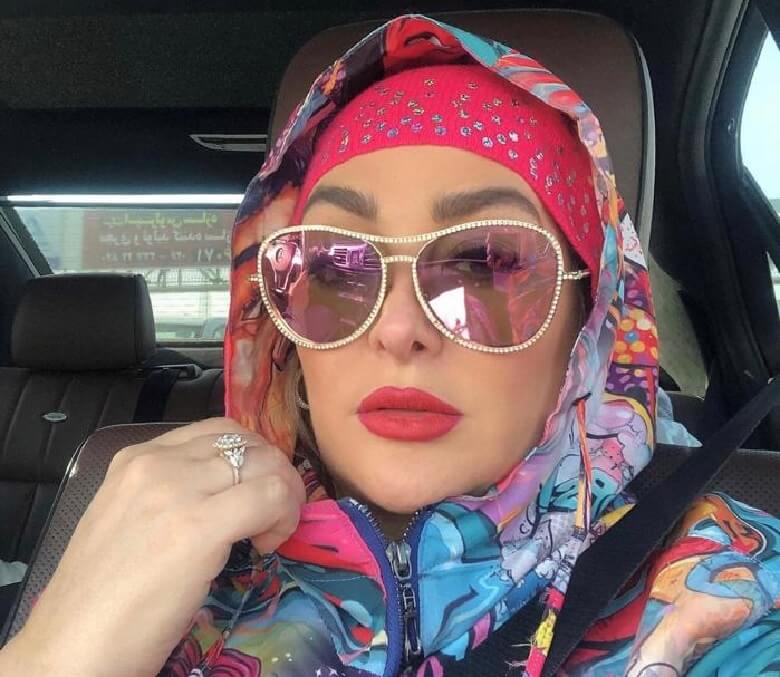 الهام حمیدی تیپ عجیب و دمده زد.