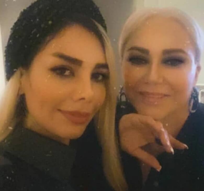 همسر مهران غفوریان با شهره عکس گرفت.