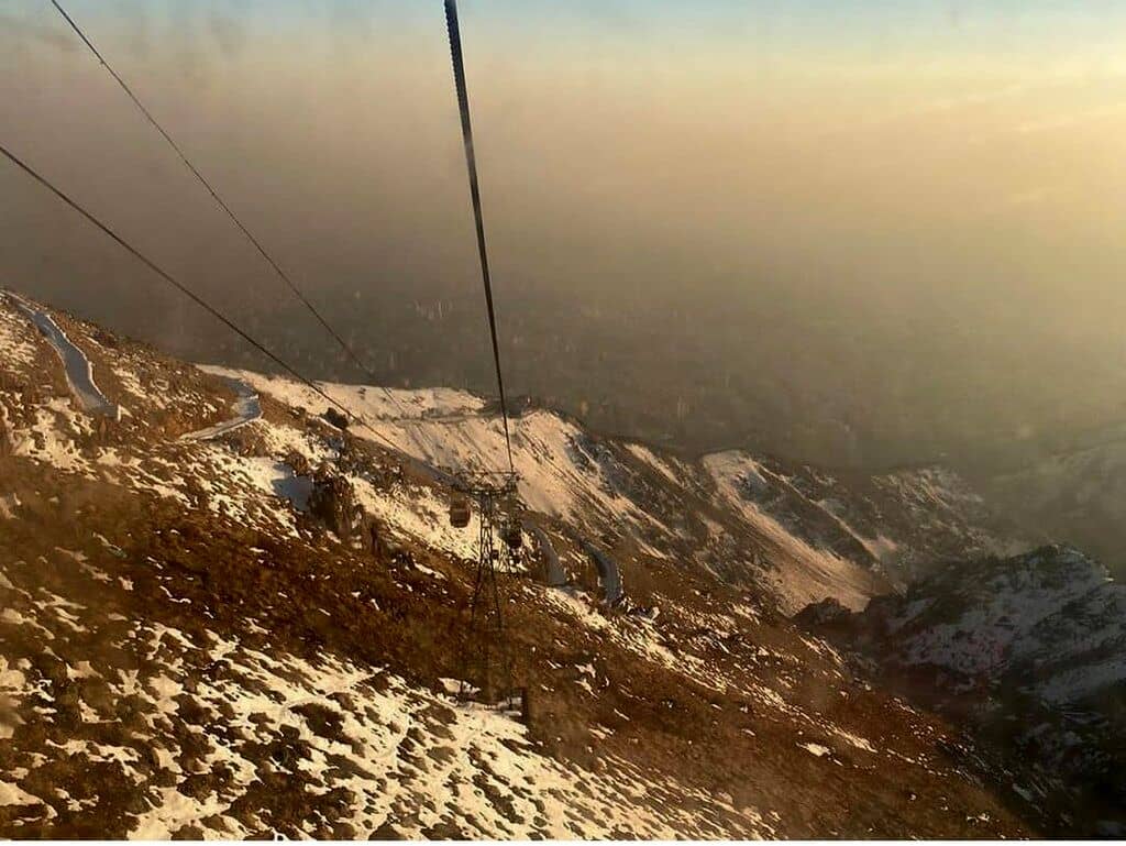 تصاویری از آلودگی هوای تهران از توچال تصاویری از آلودگی هوای تهران از توچال