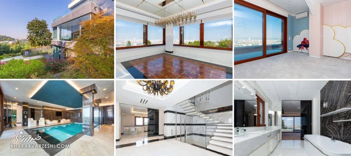 عمارت خاص و مجلل رونالدو در شهر تورین