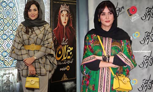 پوشش خاص و متفاوت پریناز ایزدیار در اکران فیلم مغز استخوان