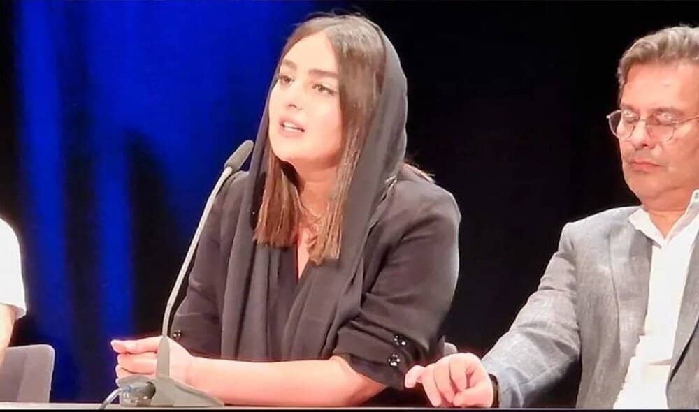 پیمان قاسم خانی و همسرش میترا ابراهیمی در جشنواره فیلم ترمه