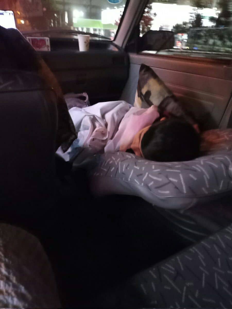 فعال رسانه ای این عکس را از راننده اسنپ منتشر کرد