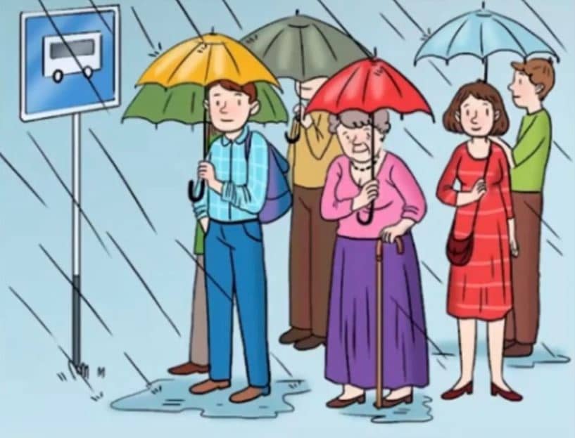 تنها یک درصد از مردم می‌توانند تشخیص دهند که این تصویر چه مشکلی دارد.