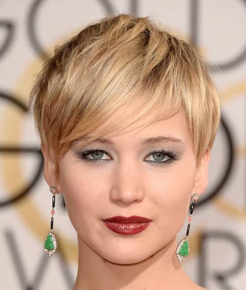 مدل موی پیکسی جنیفر لارنس 