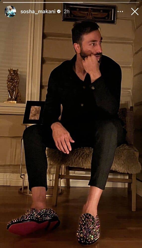  کفش های عجیب سوشا مکانی سوژه کاربران فضای مجازی شد