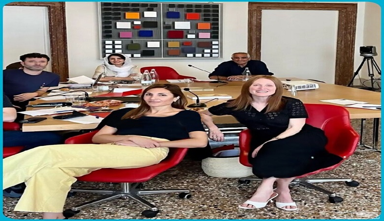 ​لیلا حاتمی در اتاق داوری جشنواره ونیز /عکس