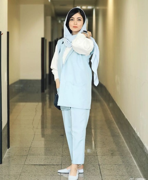 سنگ تمام "زیبا کرمعلی" برای تیپش/ عکس