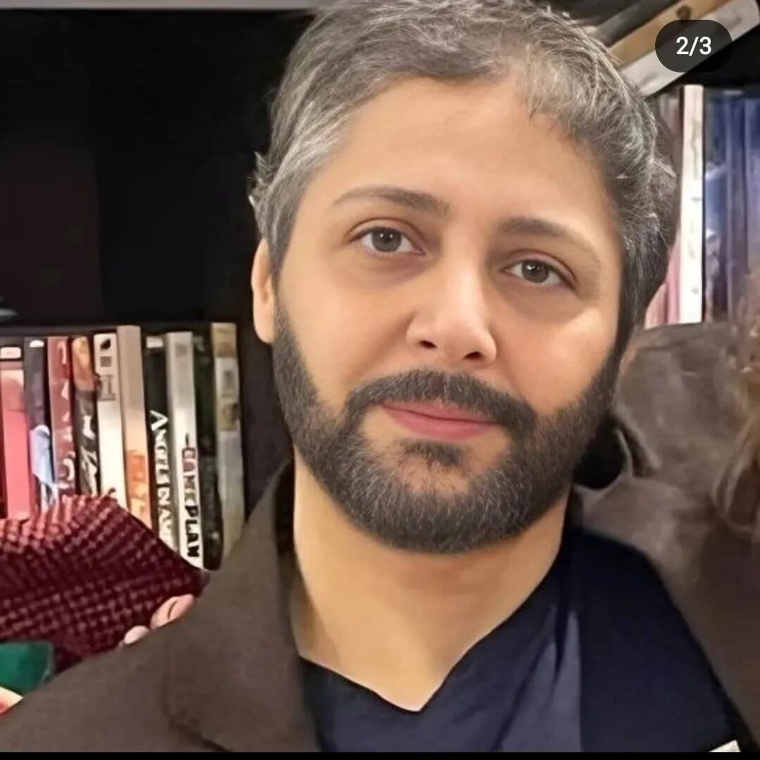 ریش و سبیل کاشتن مازیار لرستانی.