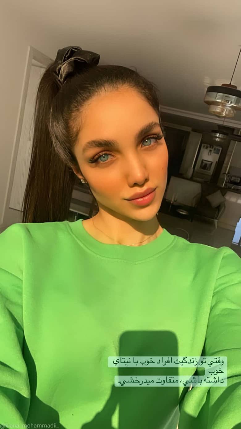 کیانا محمدی همسر فرشاد احمدزاده اعتماد به سقف دارد.