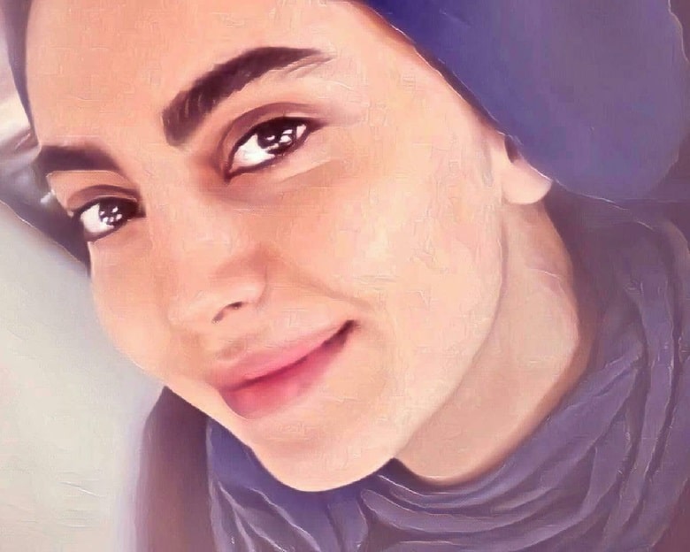 مهشید جوادی از نقاشی‌اش رونمایی کرده است.