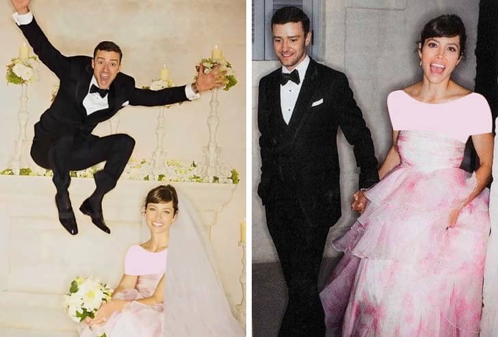 جسیکا بیل و جاستین تیمبرلیک در سال ۲۰۱۲ ازدواج کردند