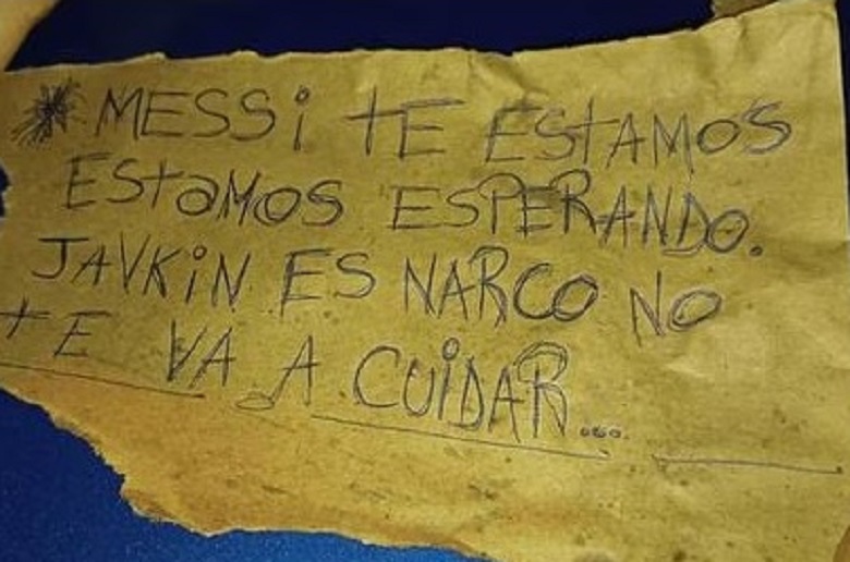 نامه تهدید آمیز مسی