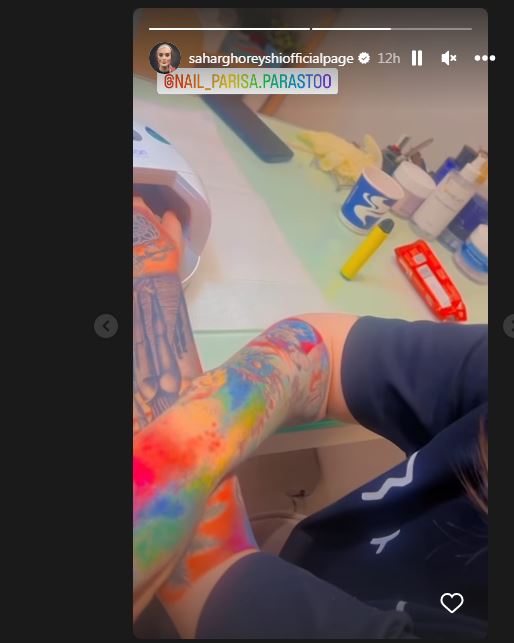 حجم باورنکردنی و شوکه کننده خالکوبی های سحر قریشی