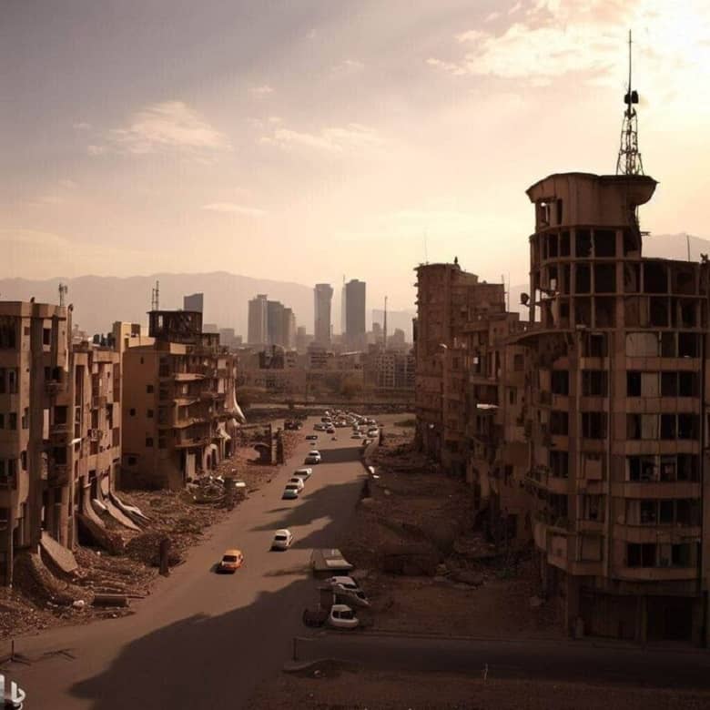 تصاویر مخوف هوش مصنوعی از سال ۱۴۵۰ تهران!