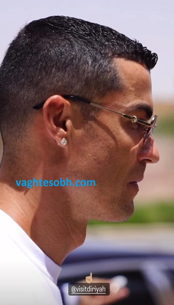 عکس/ گوشواره الماس چند میلیون دلاری رونالدو عربستانی ها را شوکه کرد!