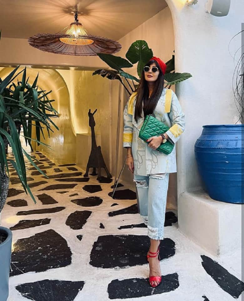 تصاویر/ این چه تیپی است که خانم بازیگر زده؟