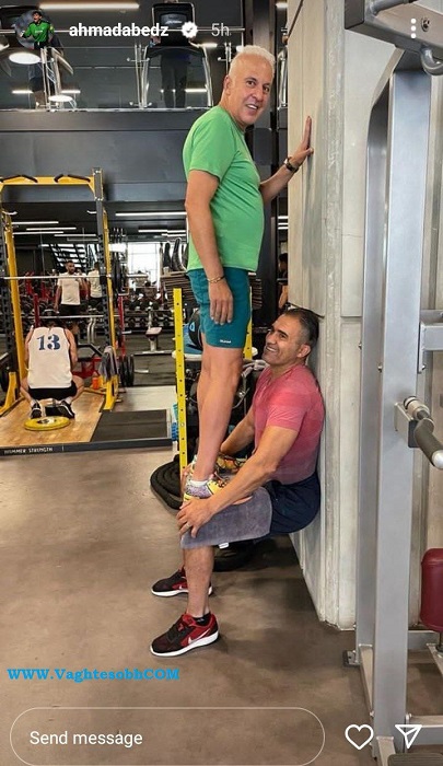 عکس/ قدرت بدنی احمدرضا عابدزاده در میانسالی طرفداران اش را شگفت زده کرد!