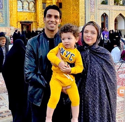 چهره زن “سپهر حیدری”  را با چادر دیده اید/ عکس