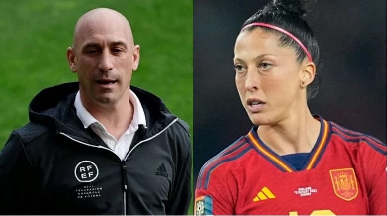 بوسه جنجالی فوتبال اسپانیا لبخوانی شد!