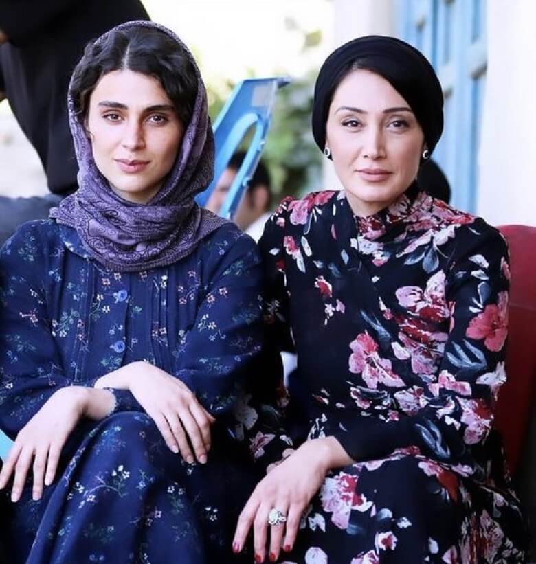 هدیه تهرانی با لاله مرزبان عکس گرفت