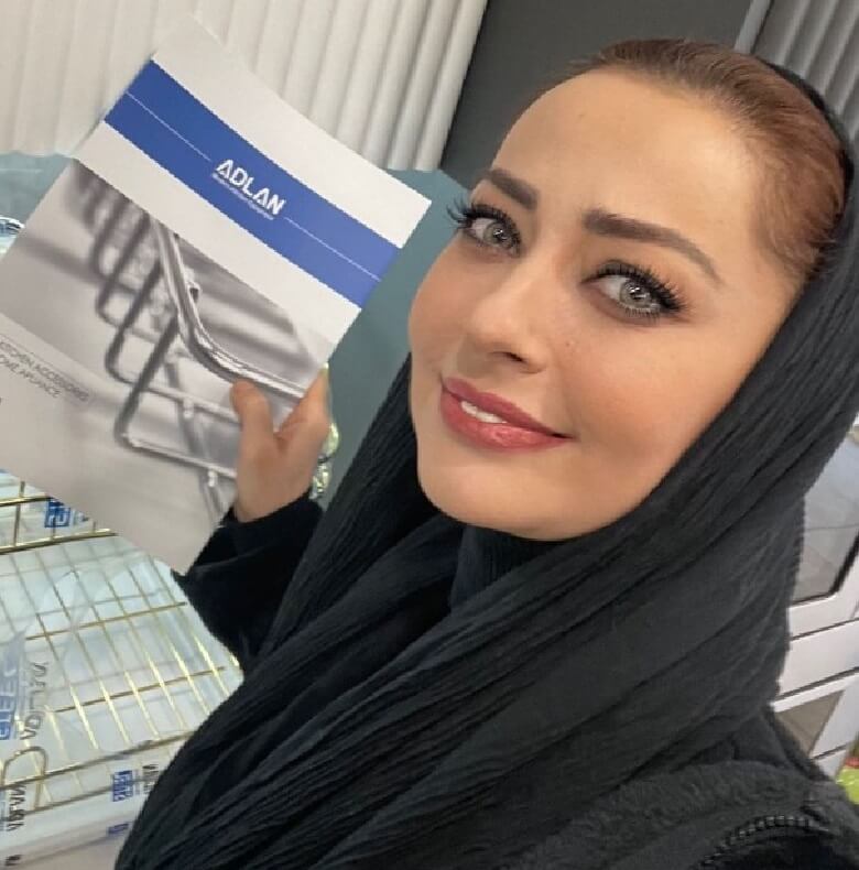 نفیسه روشن عکس تبلیغاتی گذاشت