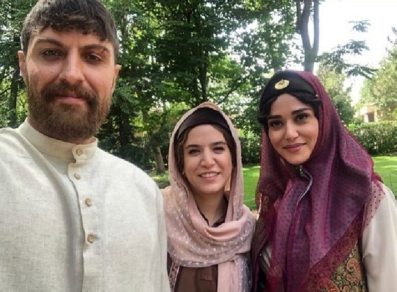 پریناز ایزدیار با امیرحسین فتحی عکس گرفت