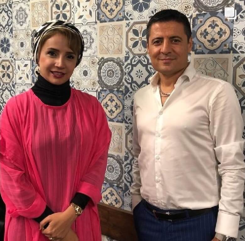 شبنم قلی خانی با علیرضا فغانی عکس گرفت.