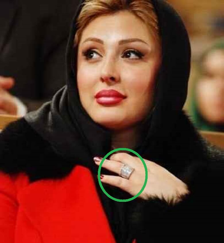 نیوشا ضیغمی انگشتر گران قیمت دست کرد.