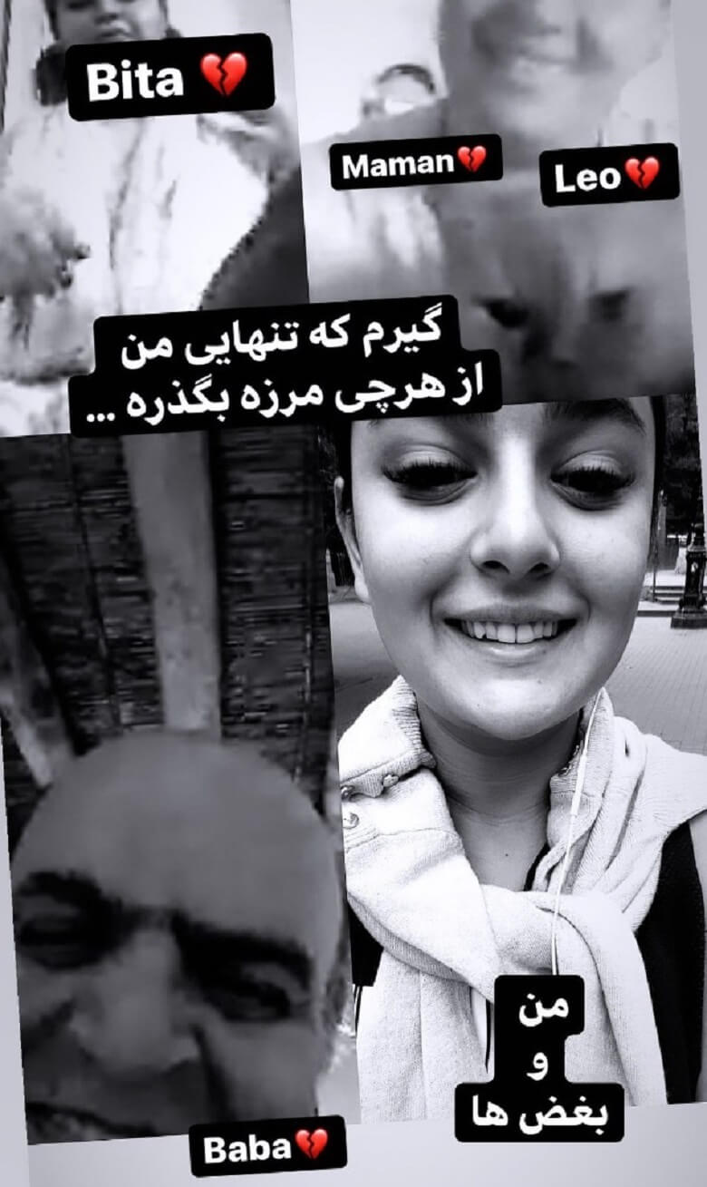 همسر پیمان قاسمخانی با خانواده‌اش بدون حجاب صحبت کرد.