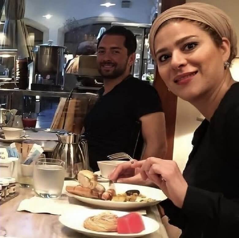 سحر دولتشاهی در کنار بهرام رادان به رستوران رفتند.