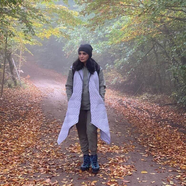 لیندا کیانی با ترکیب پاییزی و جذاب دیده شد.