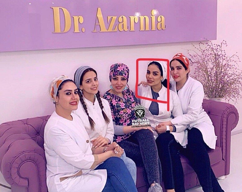 عکس همسر مهدی قائدی لو رفت.