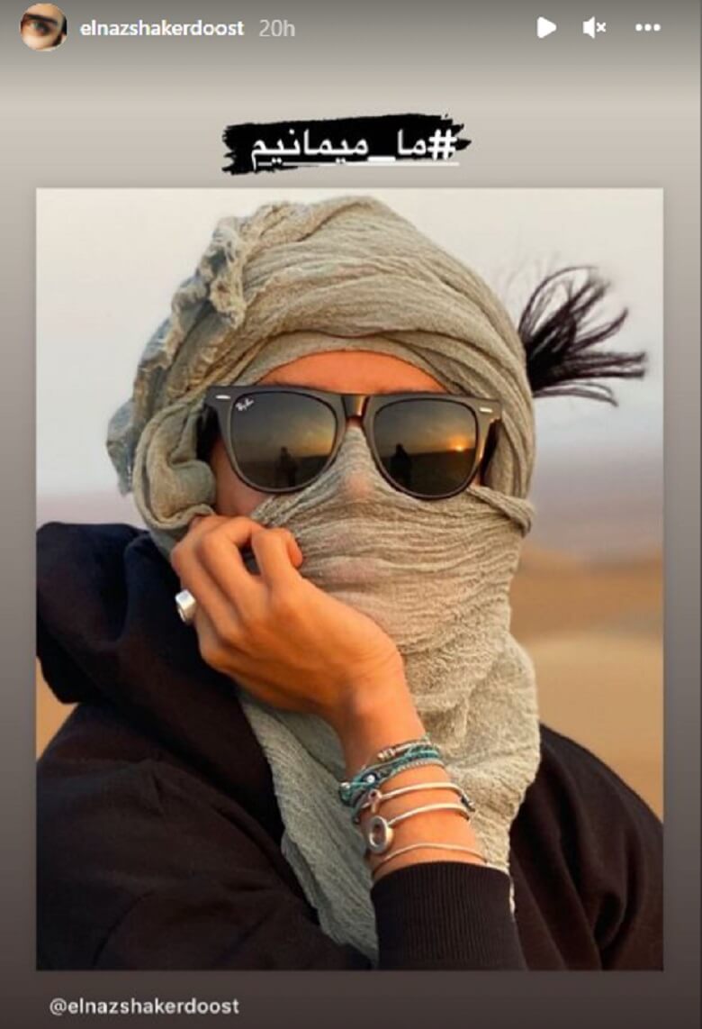 الناز شاکردوست کمپین تشکیل داد.